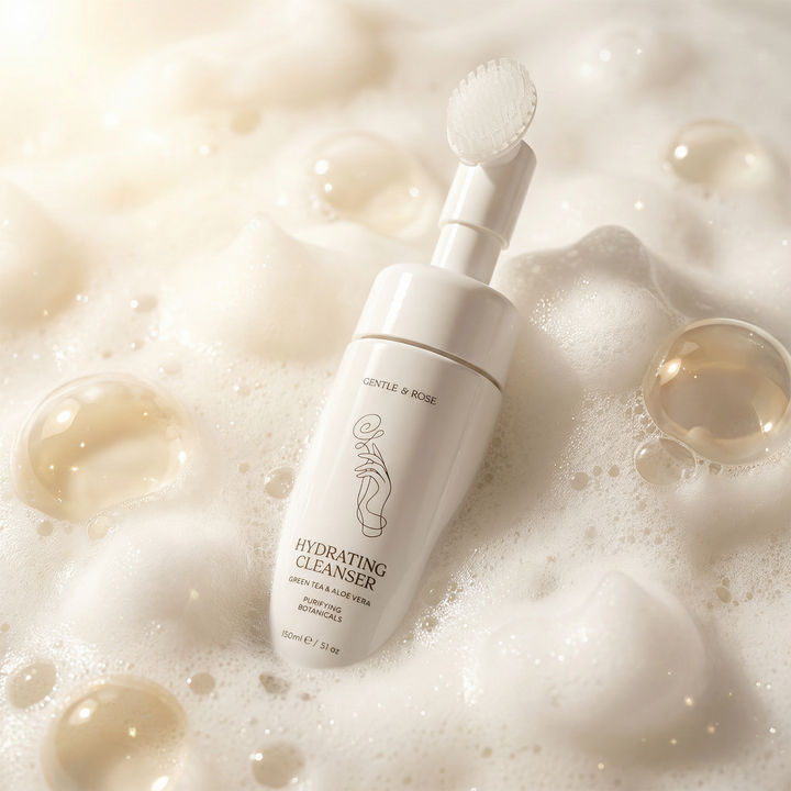 Demachiant Hidratant cu Apă de Trandafiri 100% Organică