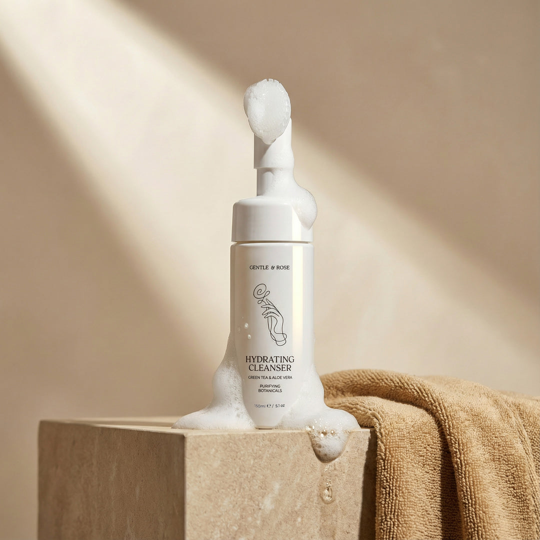 Demachiant Hidratant cu Apă de Trandafiri 100% Organică