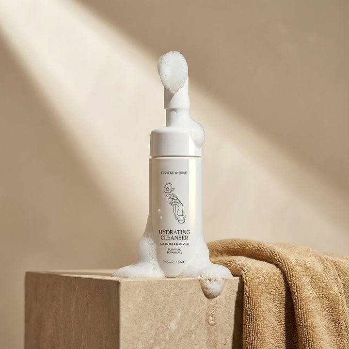 Demachiant Hidratant cu Apă de Trandafiri 100% Organică