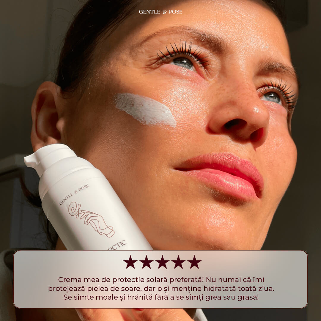Cremă Antioxidantă cu protecție solară (SPF50) – Gentle&Rose Romania